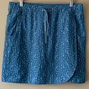 Patagonia Skirt with Shorts - Blue pattern - Medium